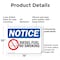 Signmission Diesel Fuel No Smoking OSHA Notice Sign, Plastic, 14in W x 10in L, 2PK OS-2PACK-NS-P-1014-L-15406 - alternate 8